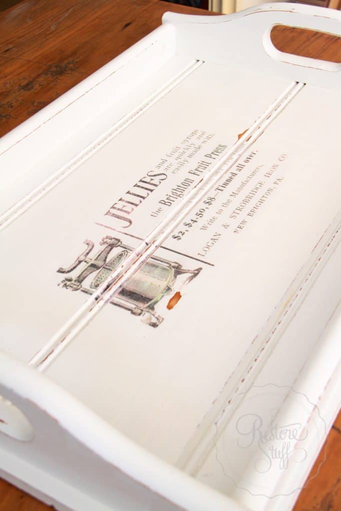 Fusion Transfer on Lamp White tray 2