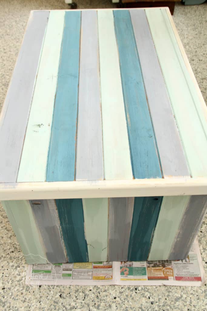 Boho Milk Paint coffee table-4391