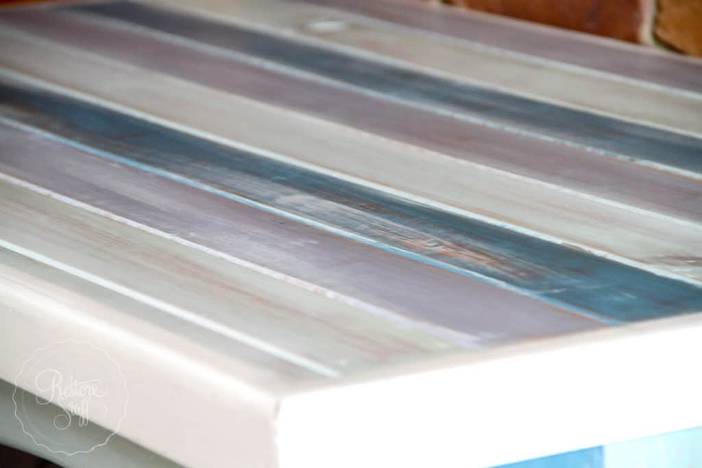 Boho Milk Paint coffee table-4414