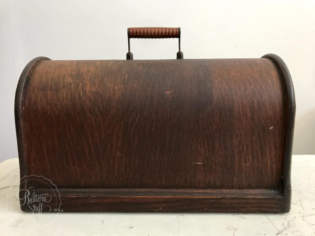 Singer box cover removing substrate