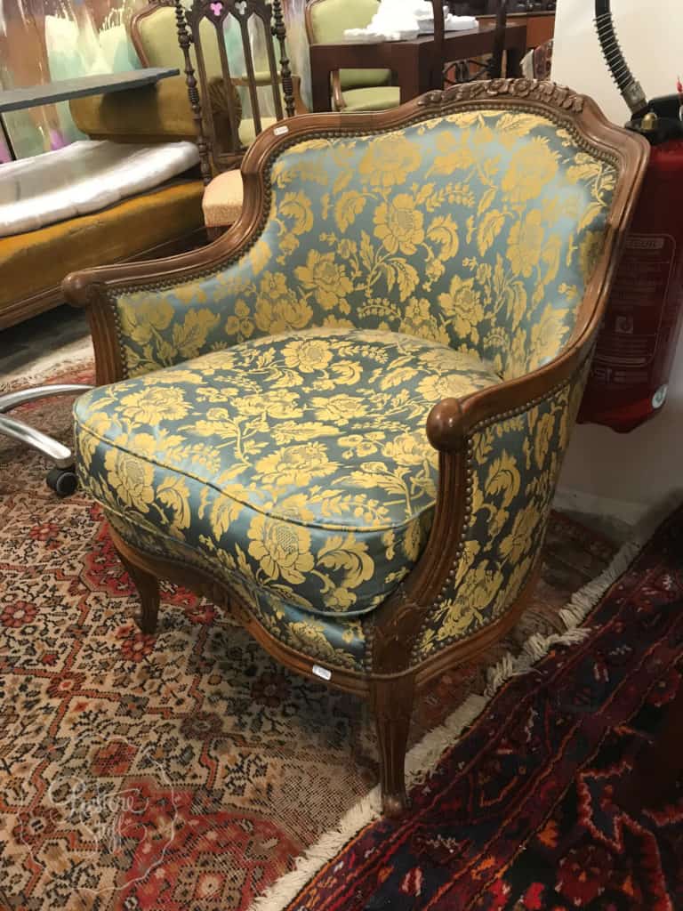 chair in Antique Store Versailles, France