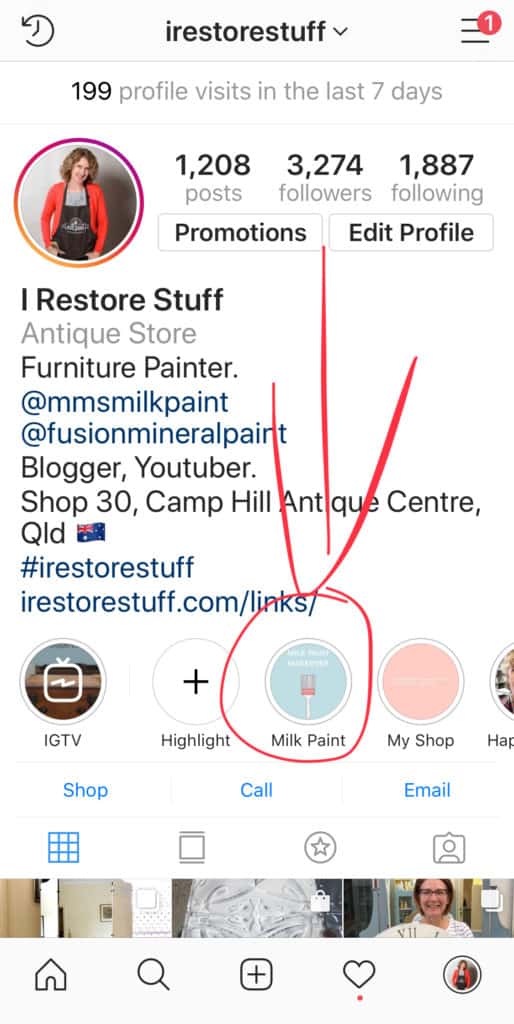 Instagram screenshot