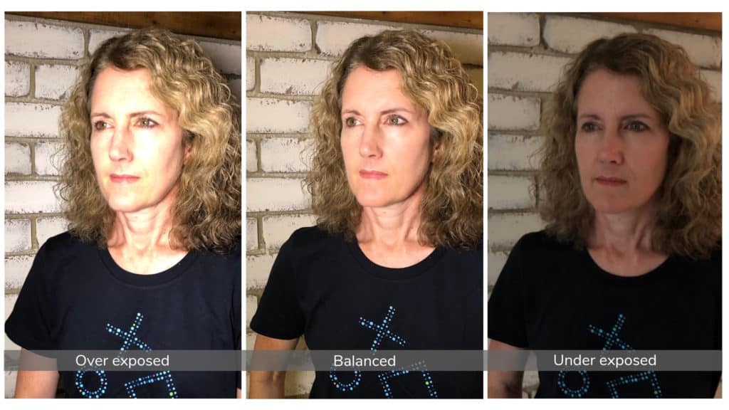 lighting examples of exposure