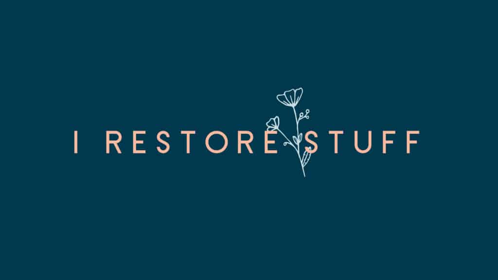 I Restore Stuff logo, branding