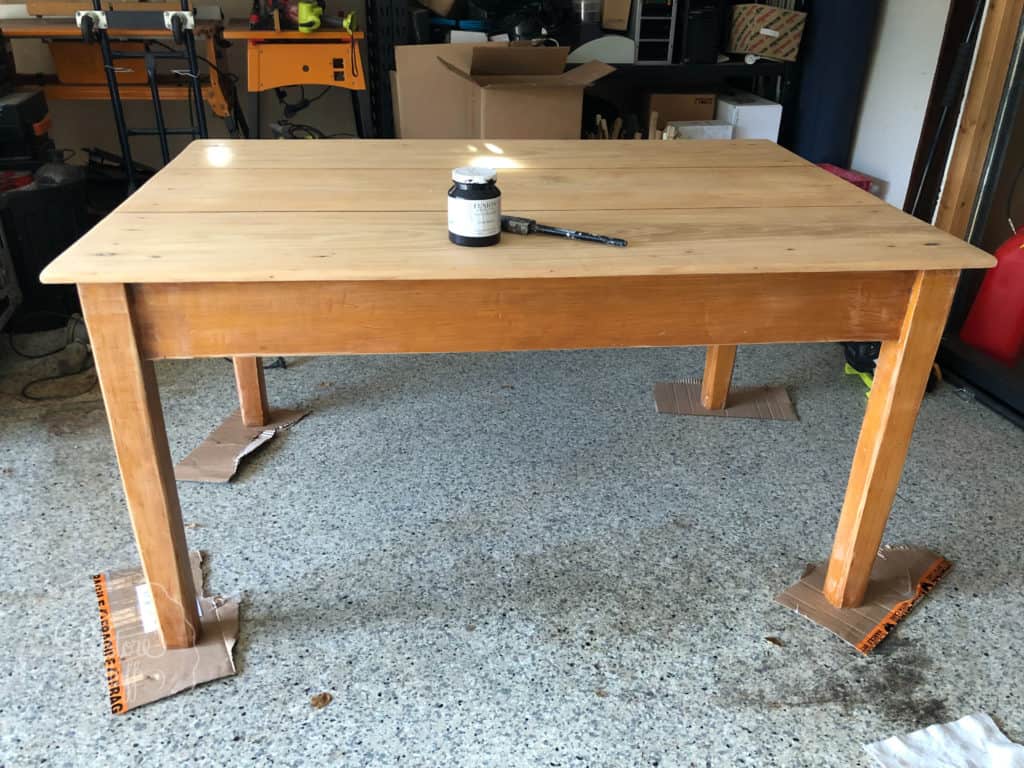 Jackson family table makeover