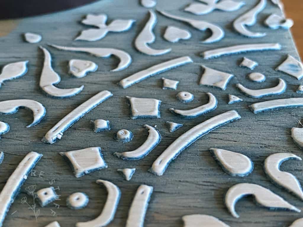 emboss raised stencil