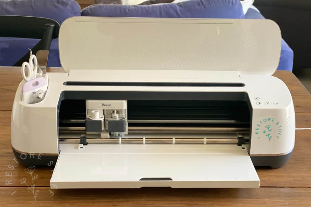 Cricut Maker machine open