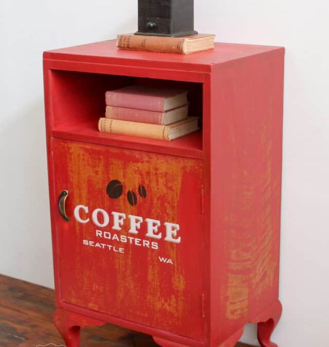 A Vintage Pot Cupboard Milk Paint Transformation