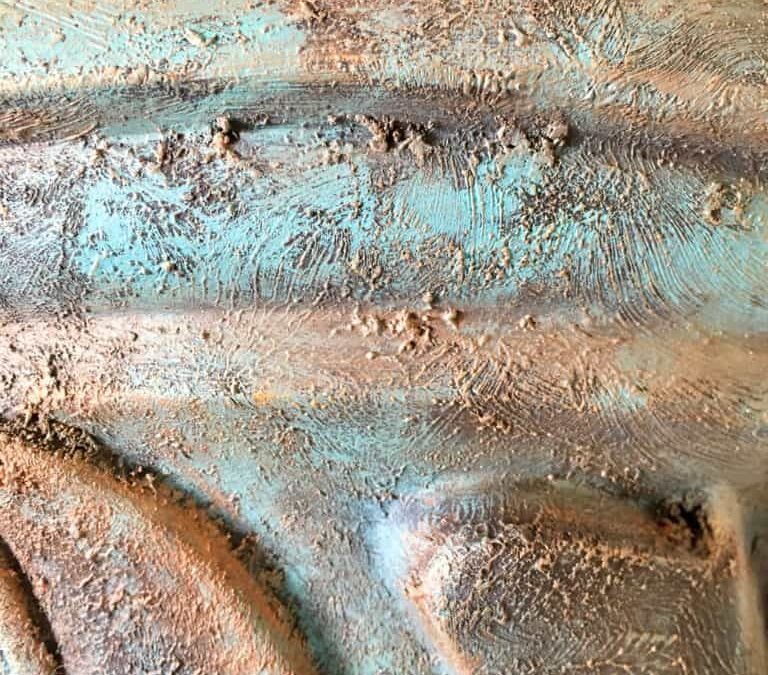 Fresco Azure Combo Creates this Oxidized Copper Look!