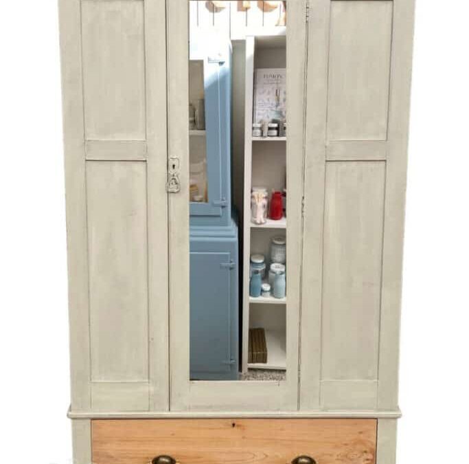 Huge Wardrobe Makeover in MMS Milk Paint colour, Mora
