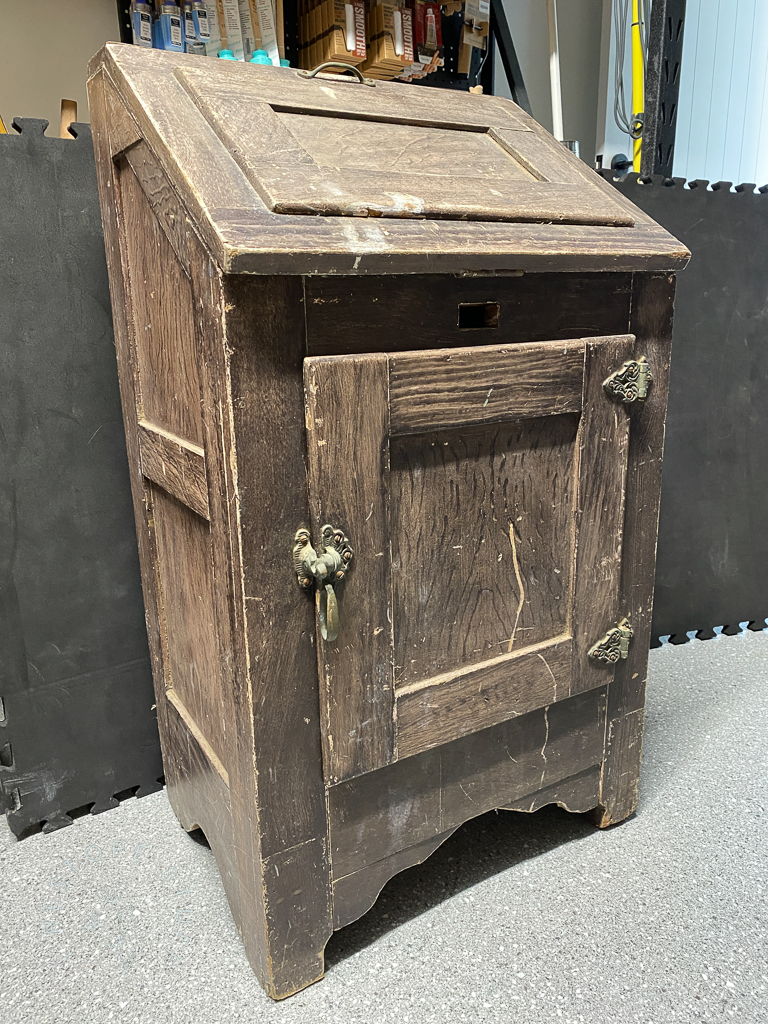 Before Garden cupboard refinish