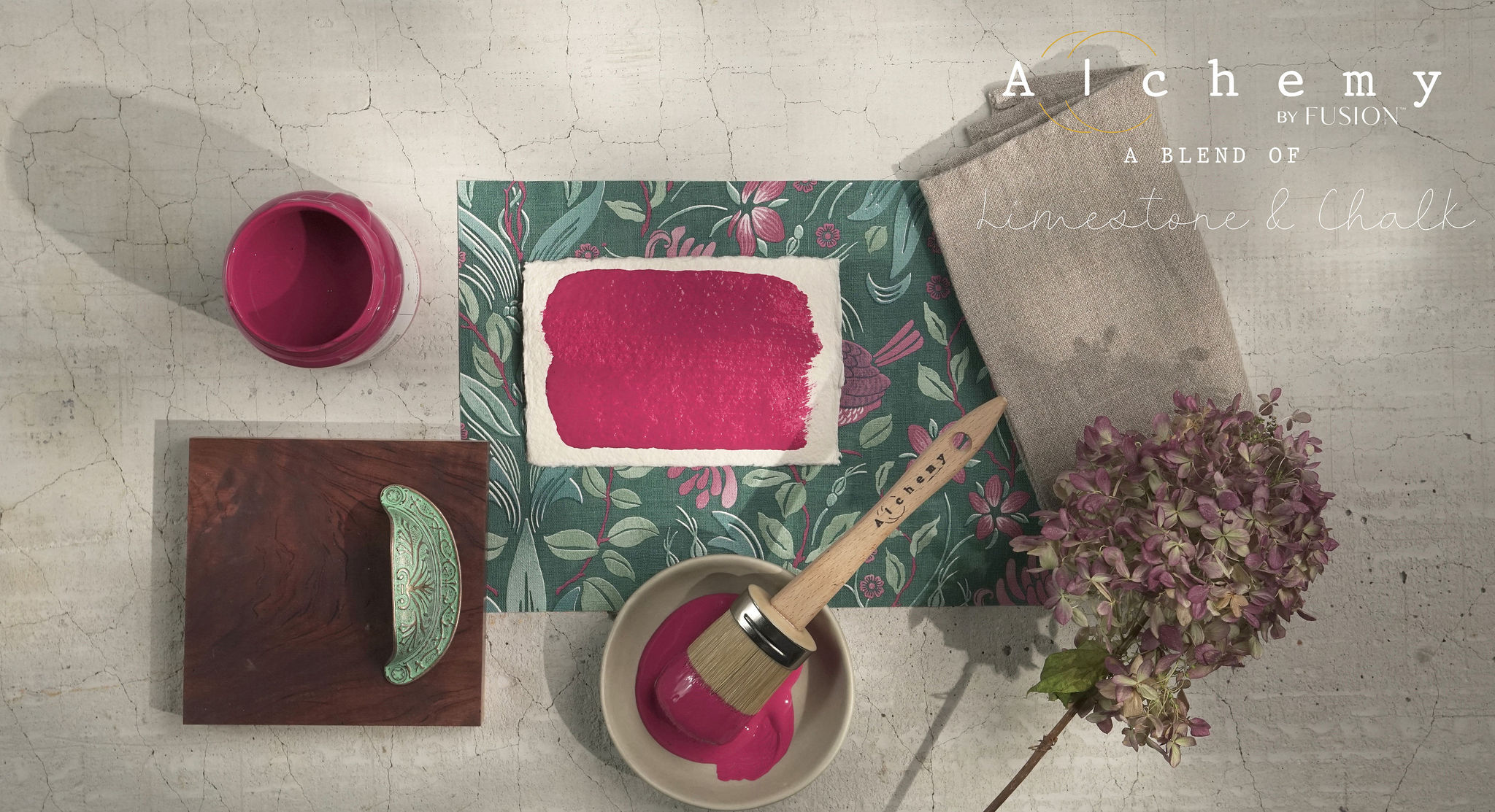 Alchemy by Fusion Raspberry flat lay