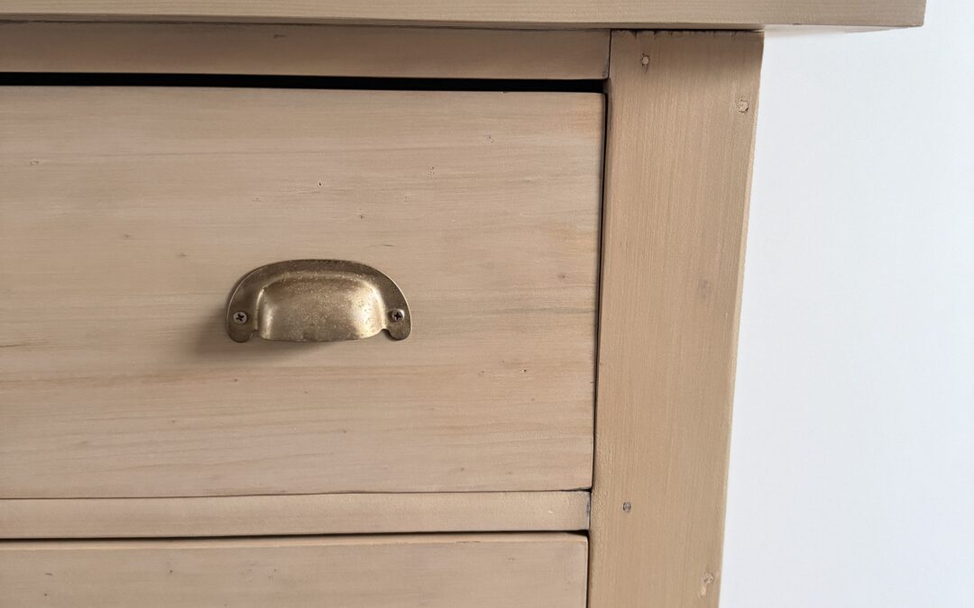 How to Tone Down Orange Wood Pine with a Paint Wash