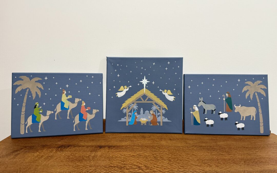 Build a Christmas Nativity Scene with Essential Stencil